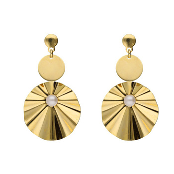 Σκουλαρίκια από ασήμι 925 με μαργαριτάρι