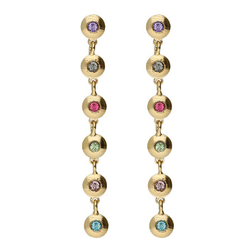 Σκουλαρίκια από ασήμι 925 με πέτρες Swarovski