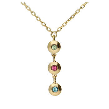 Κολιέ από ασήμι 925 με πέτρες Swarovski