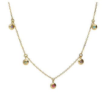 Κολιέ από ασήμι 925 με πέτρες Swarovski