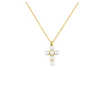 Κολιέ από ασήμι 925 με πέρλες