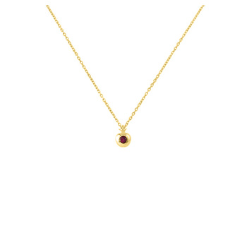 Κολιέ από ασήμι 925 με ζιργκόν