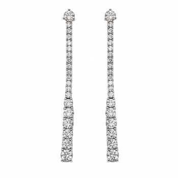 Σκουλαρίκια από ασήμι 925 με ζιργκόν