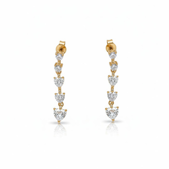 Σκουλαρίκια από ασήμι 925 με ζιργκόν