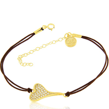 Βραχιόλι 26 καρδιά από ασήμι 925 | Γούρι 2026