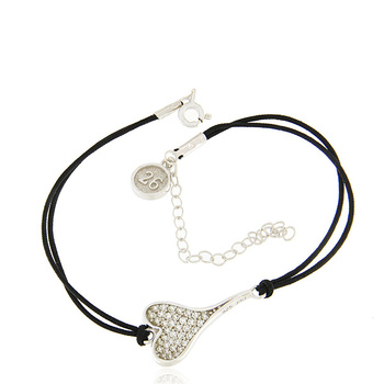 Βραχιόλι 26 καρδιά από ασήμι 925 | Γούρι 2026