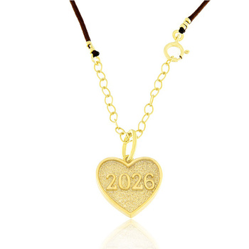 Κολιέ 26 καρδιά από ασήμι 925 | Γούρι 2026