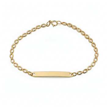 Βραχιόλι ταυτότητα Κ9 χρυσό