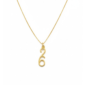 Κολιέ 26 από ασήμι 925 | Γούρι 2026