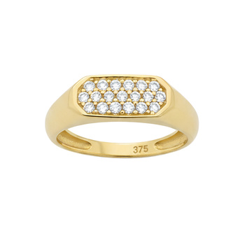 Δαχτυλίδι Κ9 χρυσό με ζιργκόν