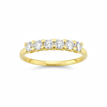 Δαχτυλίδι σειρέ Κ14 χρυσό με ζιργκόν