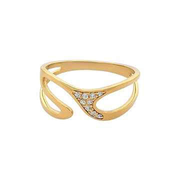 Δαχτυλίδι Κ9 χρυσό με ζιργκόν