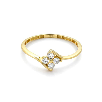 Δαχτυλίδι Κ9 χρυσό με ζιργκόν