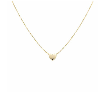 Κολιέ καρδιά Κ9 χρυσό