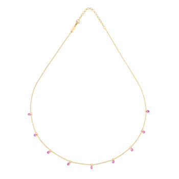 Κολιέ από ασήμι 925 με πέτρες