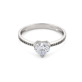 Δαχτυλίδι Κ9 λευκόχρυσο με ζιργκόν