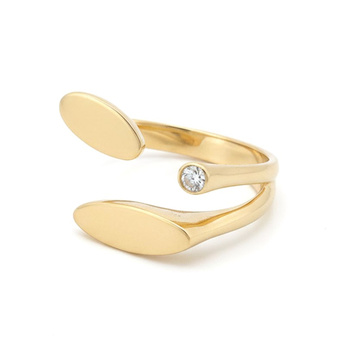 Δαχτυλίδι Κ9 χρυσό με ζιργκόν