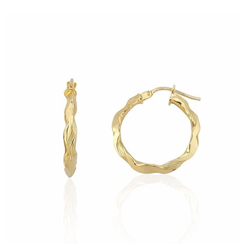 Σκουλαρίκια Κ9 χρυσά