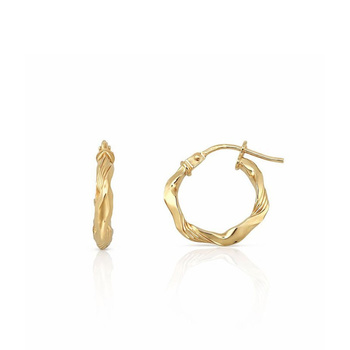 Σκουλαρίκια Κ9 χρυσά