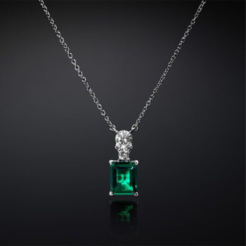 Κολιέ από ορείχαλκο με ζιργκόν