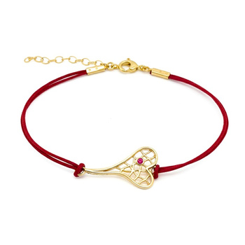 Βραχιόλι καρδιά από ασήμι 925