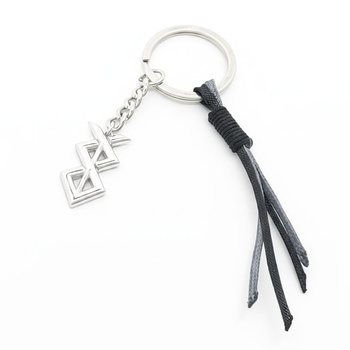 Κλειδοθήκη από ασήμι 925 με ύφασμα