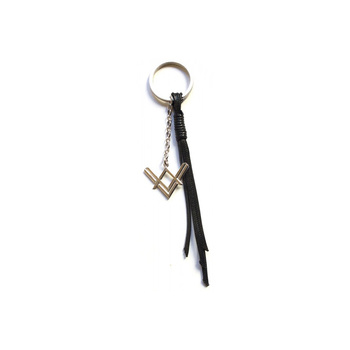 Κλειδοθήκη από ασήμι 925 με δέρμα