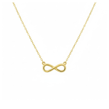 Κολιέ άπειρο Κ9 χρυσό
