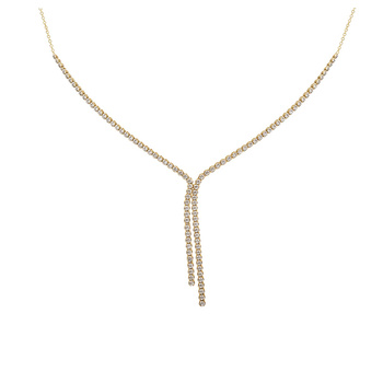 Κολιέ Κ14 χρυσό με ζιργκόν