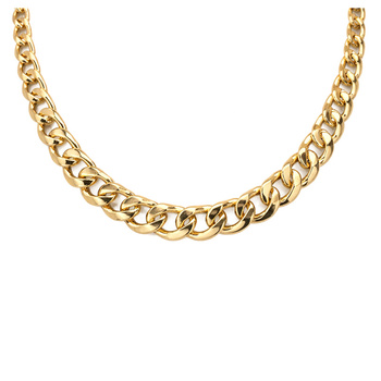 Κολιέ αλυσίδα Κ14 χρυσό