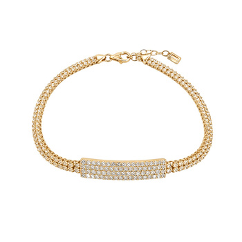 Βραχιόλι Κ4 χρυσό με ζιργκόν