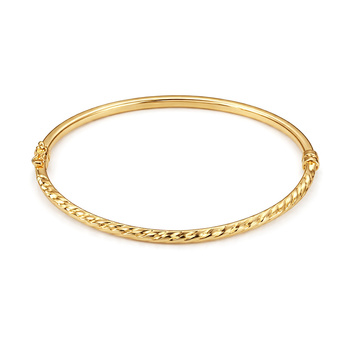 Βραχιόλι χειροπέδα Κ14 χρυσό