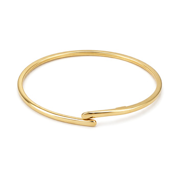 Βραχιόλι χειροπέδα Κ14 χρυσό