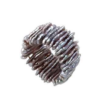 Δαχτυλίδι από μαργαριτάρια Biwa