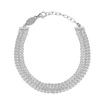 Βραχιόλι από ασήμι 925 με πέτρες Swarovski