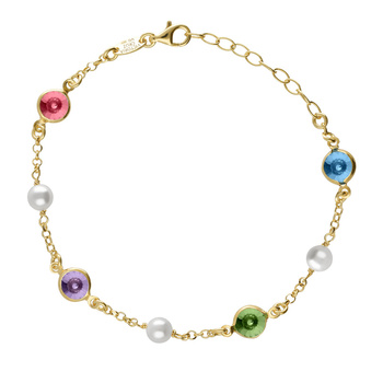 Βραχιόλι από ασήμι 925 με πέτρες Swarovski