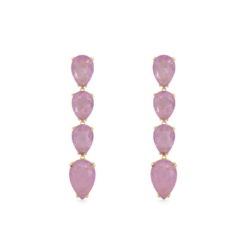 Σκουλαρίκια από ασήμι 925 με πέτρες