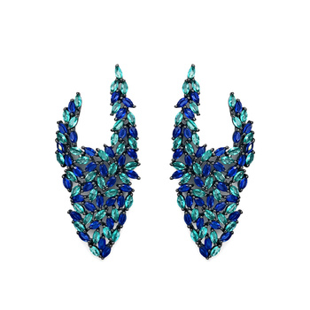 Σκουλαρίκια από ασήμι 925 με πέτρες