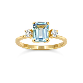 Δαχτυλίδι Κ14 χρυσό με ζιργκόν