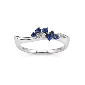 Δαχτυλίδι Κ14 λευκόχρυσο με ζιργκόν