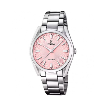 FESTINA Women's Pink Stainless Steel Watch Bracelet