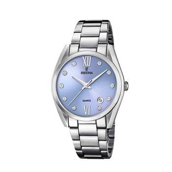 FESTINA Women's Light Blue Stainless Steel Watch Bracelet