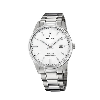 FESTINA white dial & bracelet