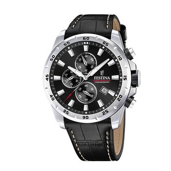 FESTINA chronograph black dial & strap