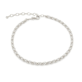 Βραχιόλι από ασήμι 925 με πέτρες Swarovski